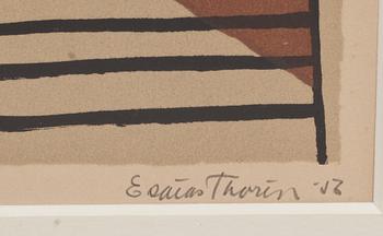 ESAIAS THORÉN, färglitografi, signerad, numrerad 102/310 och daterad -56.