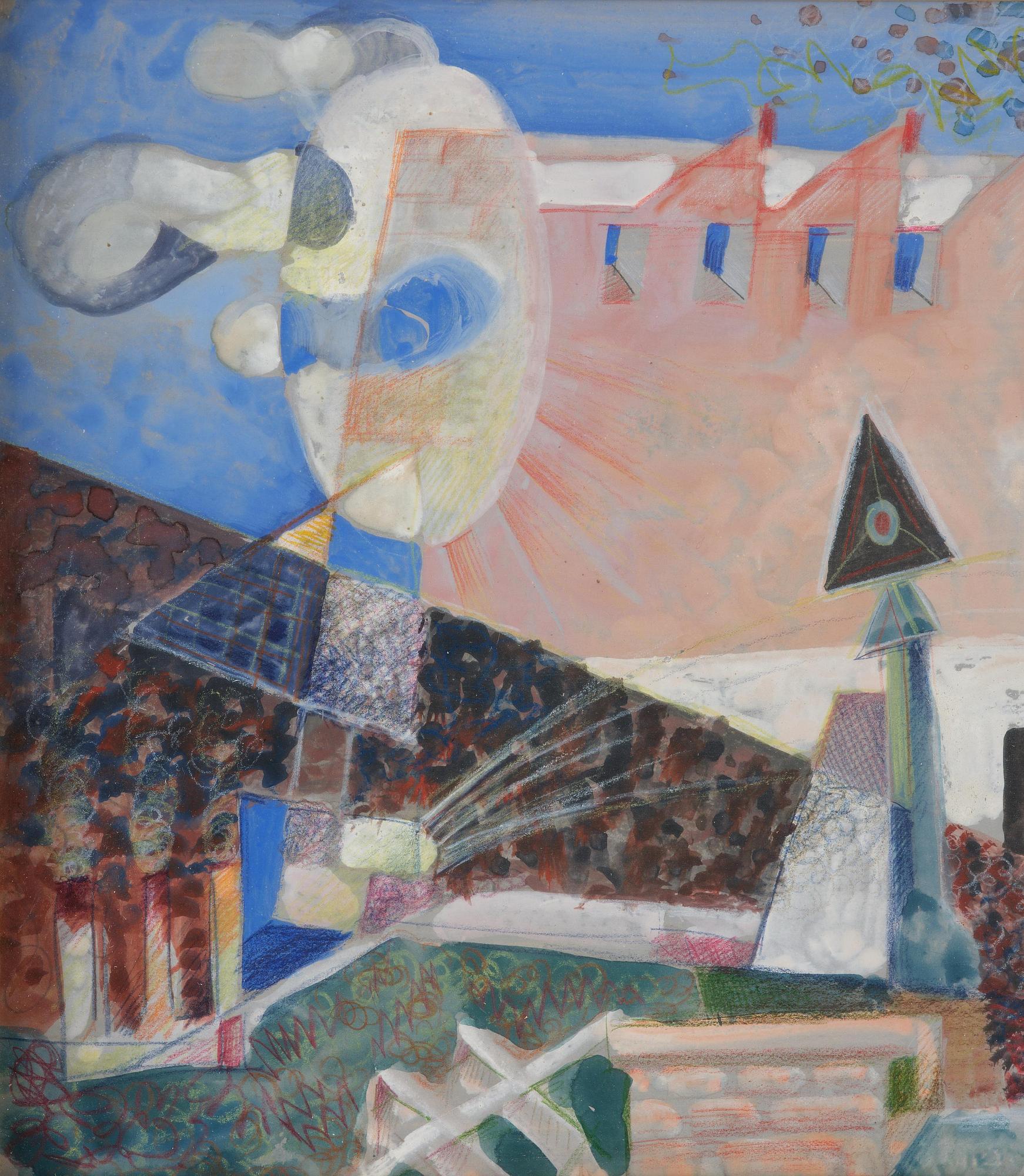 Gösta Adrian-Nilsson, "Vid bygget".