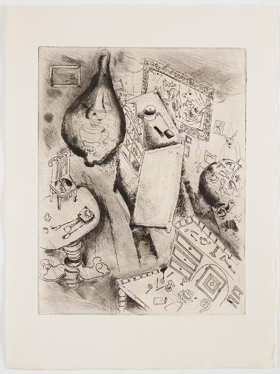 MARC CHAGALL, 71 st etsningar ur upplagan om 285 exemplar på Arches/MBM/J. Perrigot-papper, 1923-1948.