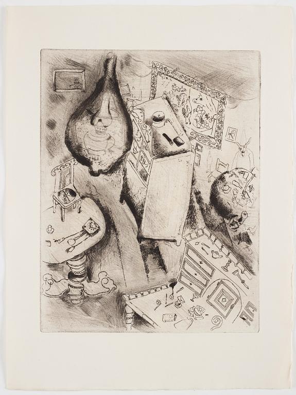 Marc Chagall, MARC CHAGALL, 71 etchings from the edition of 285 examples on Arches/MBM/J. Perrigot paper, 1923-1948.