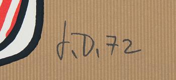 Jean Dubuffet, after, silkscreen in colours, stamped signature 71/300.