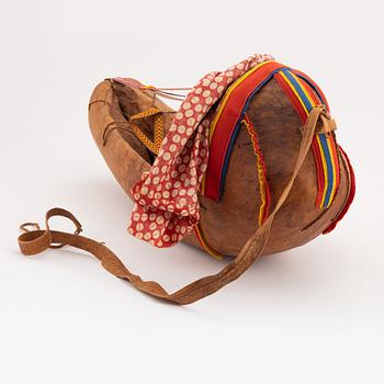 A Komsio, birch and leather, before 1959.