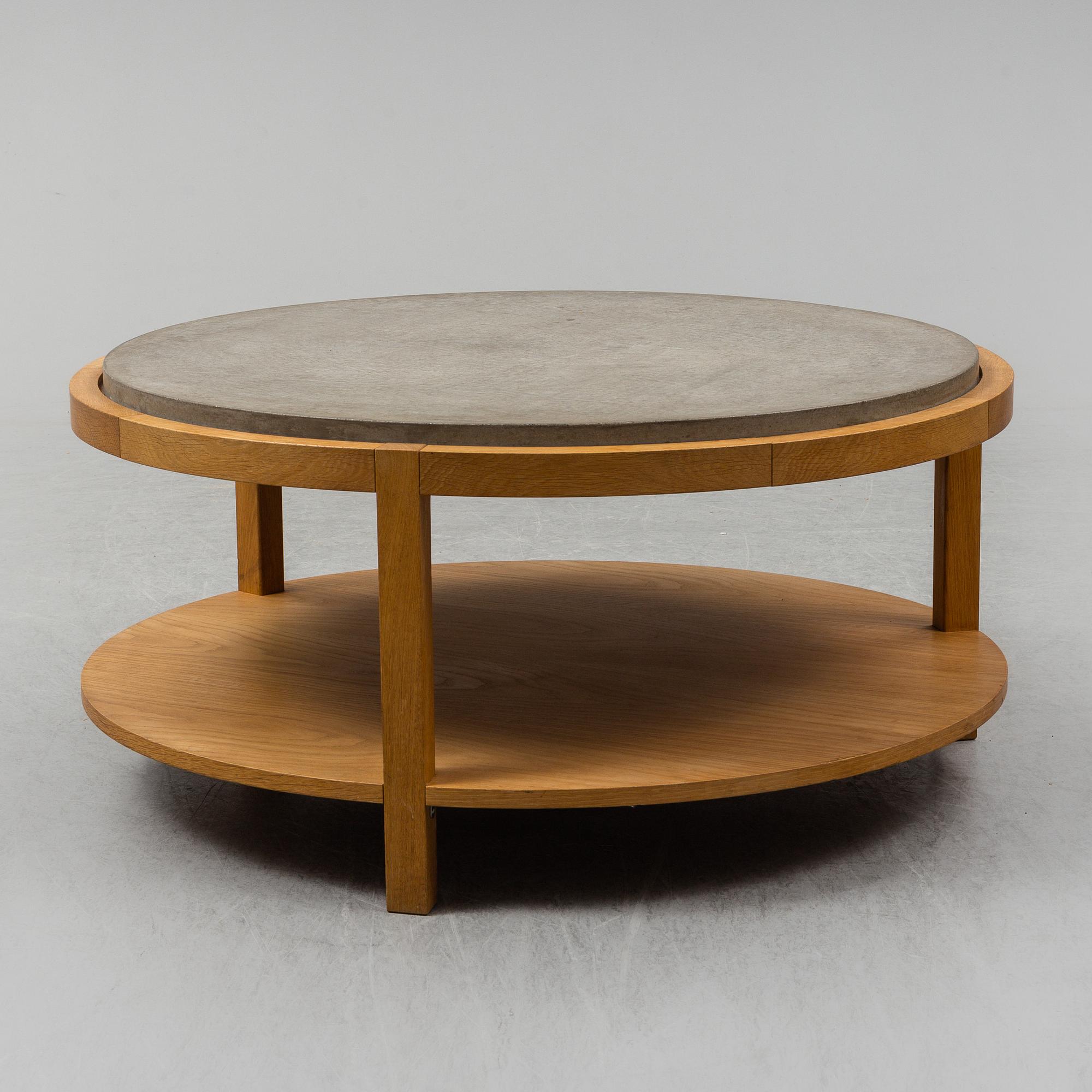 ANIKA REUTERSWÄRD, a 'Bas 2' oak coffee table from Fogia Collection.