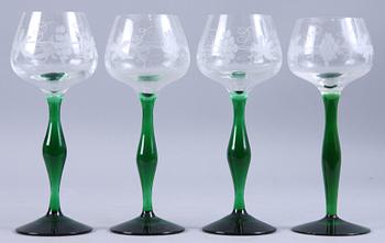 VINGLAS, 12 st, 1900-tal.