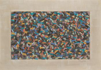 Erkki Luhtala, pastell, signerad och daterad 1990.