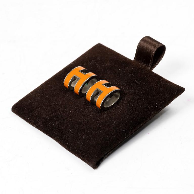Hermès, örhängen, ett par, "Pop H".