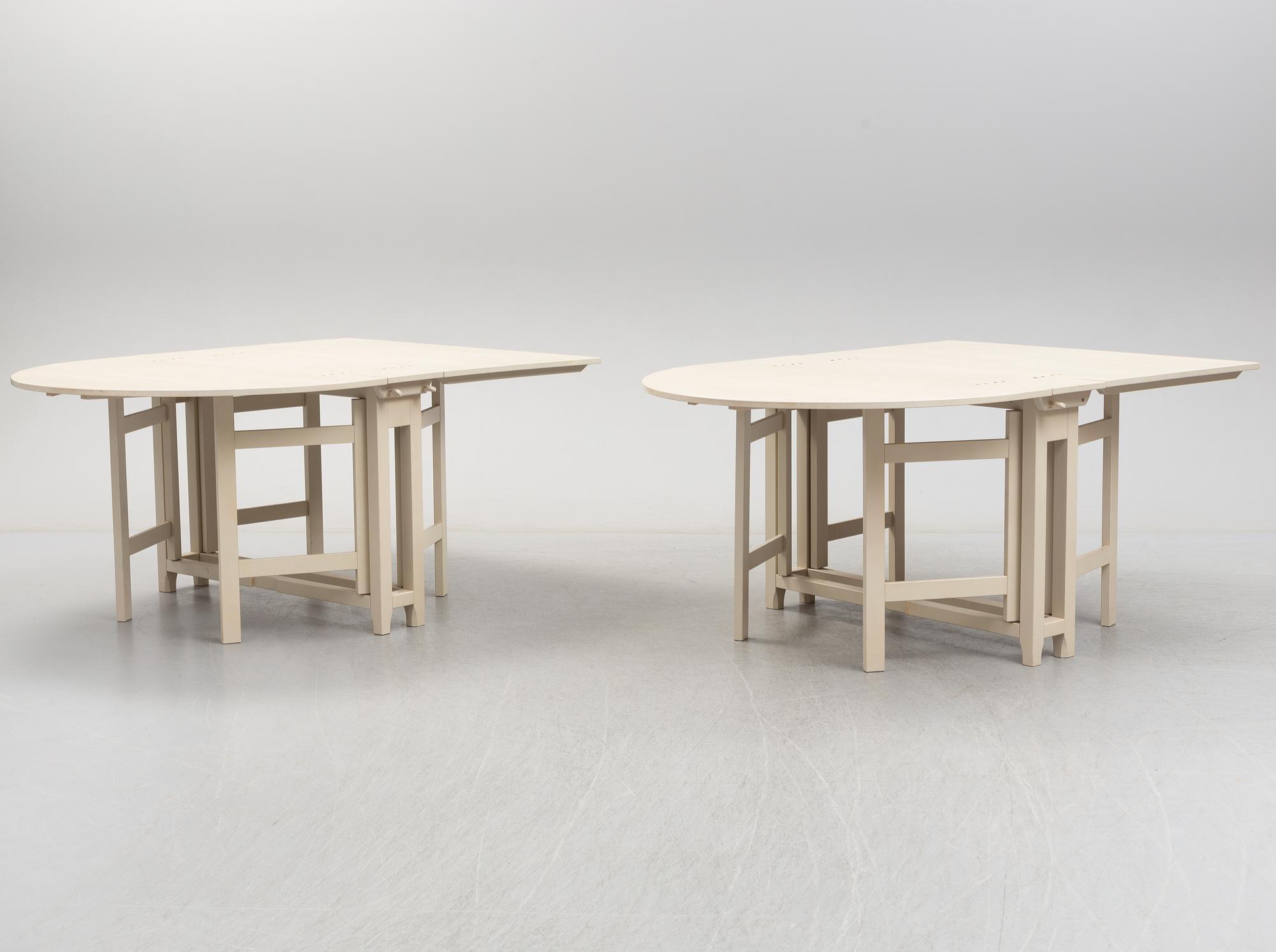 SLAGBORD, ett par, "Bergslagen", IKEA:s 1700-talsserie, 1990-tal.