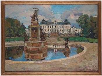 ALFRED HEDLUND, oil on canvas, signed and dated 1917.