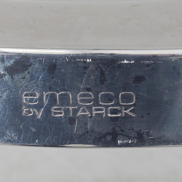 Philippe Starck, four 'Navy Chair' bar chairs, Emeco.