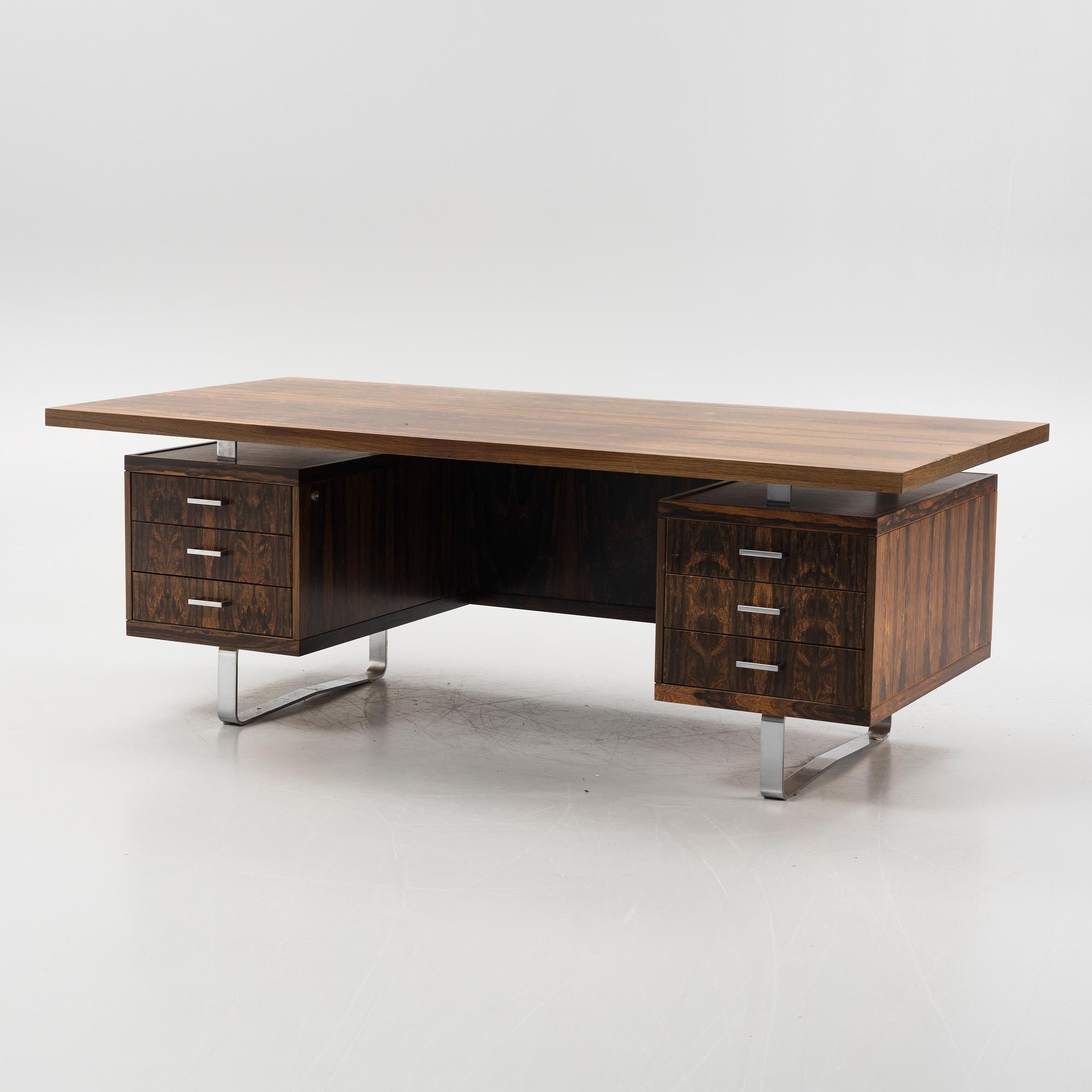 Jørgen Pedersen, skrivbord, E Pedersen & Son, Danmark. 1970-tal.