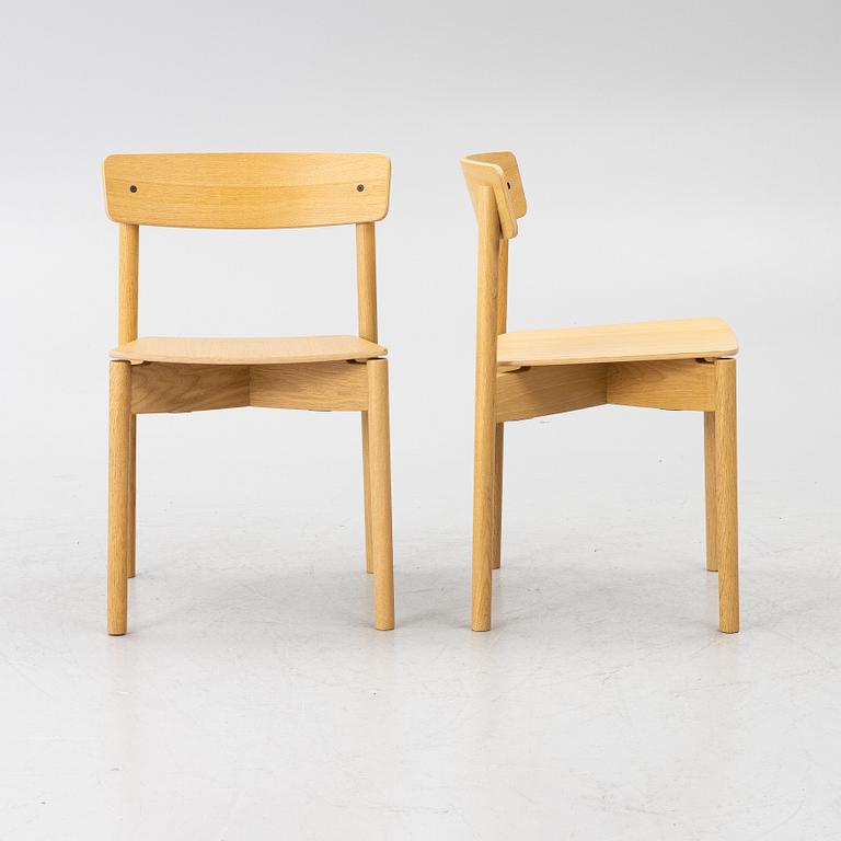 Pearson Lloyd, six “Cross Chair”, T01, Takt, contemporary.