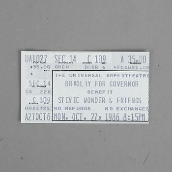 GEORGE MICHAEL f. 1963, signerad 1 Dollarsedel. 1986.