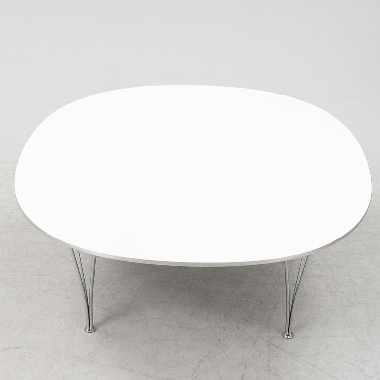 Bruno Mathsson, soffbord, "Supercirkel", Fritz Hansen, Danmark.