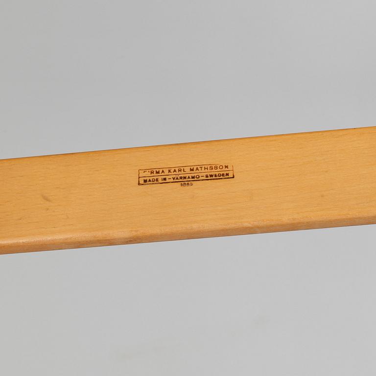 FÅTÖLJER, ett par, "Eva", Bruno Mathsson, Firma Karl Mathsson, 1965.