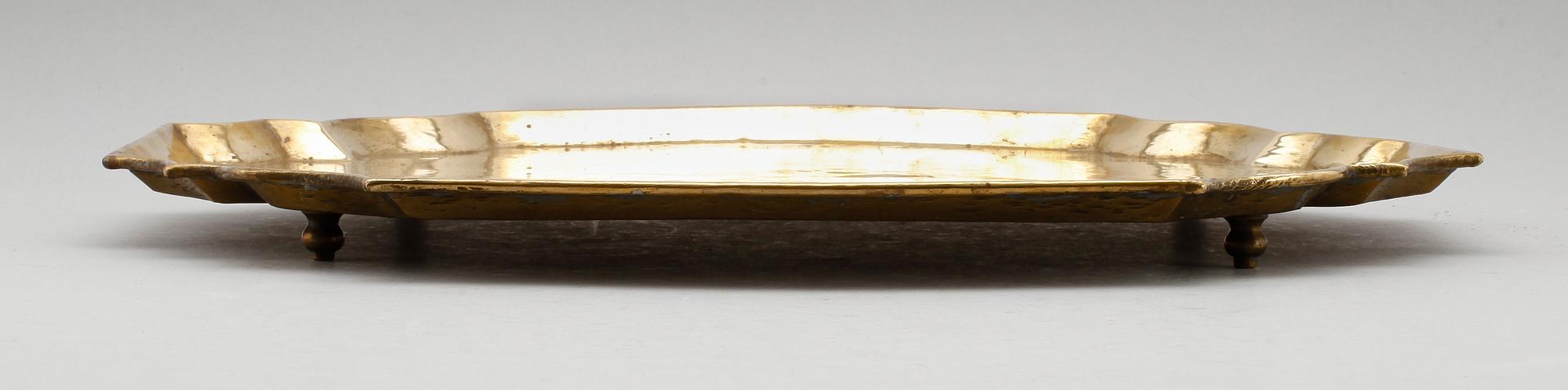 BRICKA, mässing, 1800-tal.