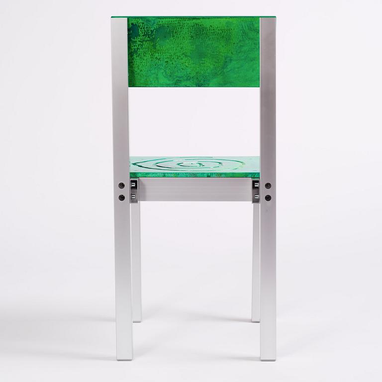 Fredrik Paulsen, stol, unik, "Chair One Open Air, Morning Light", JOY, 2024.