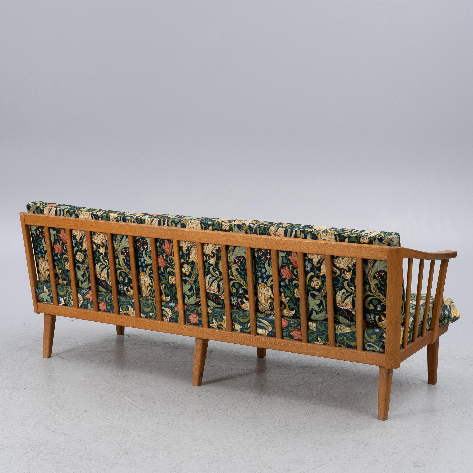 Carl Malmsten, sofa, 'Visingsö', end of the 20th century.