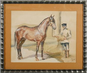 SIGRID GRANFELT,  akvarell, osignerad, daterad 17/III 94.