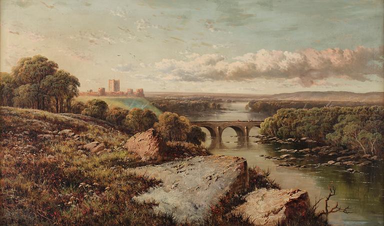 EDWARD H. NIEMANN, olja på duk, signerad.