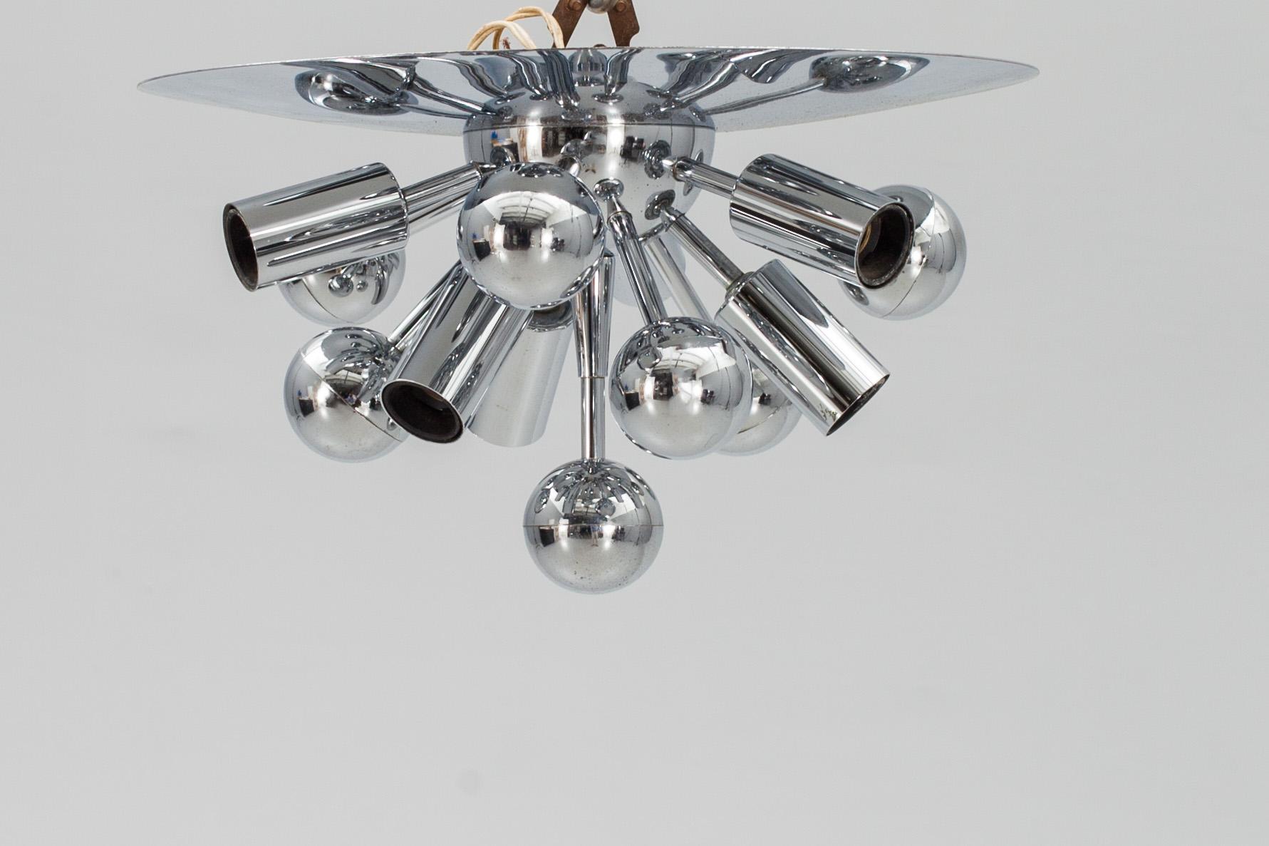 TAKLAMPOR, 2 st, Sputnikmodell, 1970-80-tal.