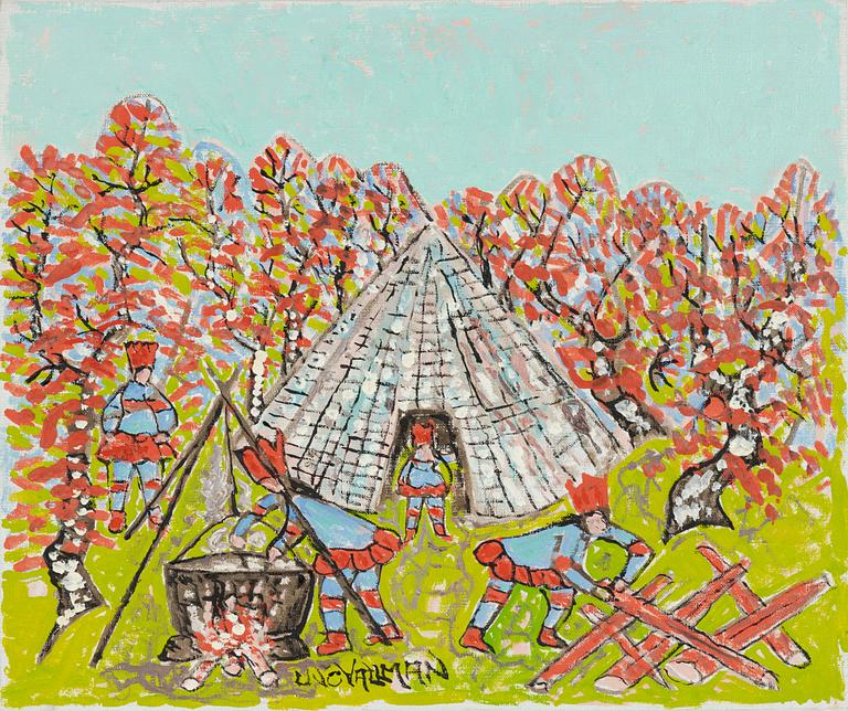 Uno Vallman, The Sami Camp.