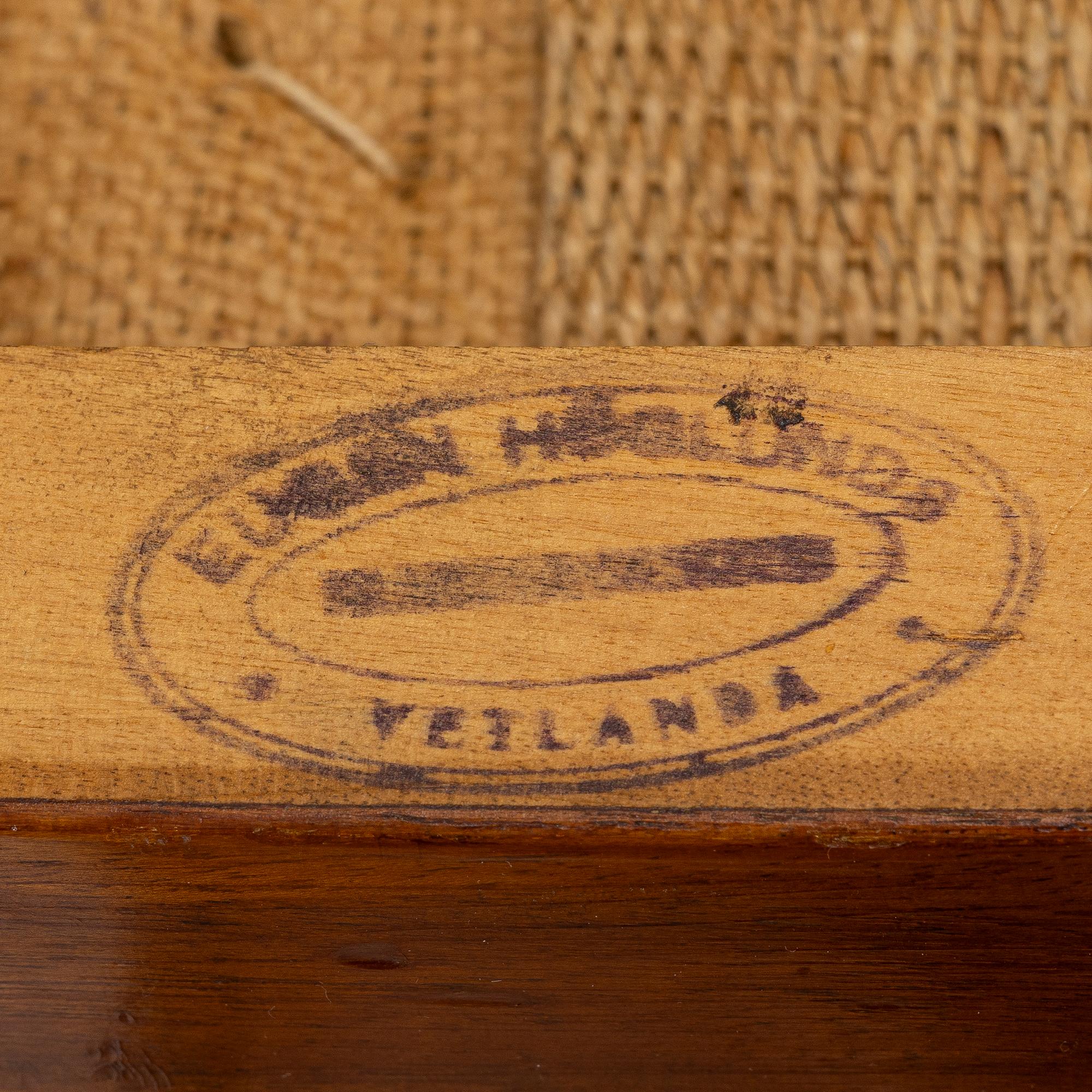 Eugen Höglund, chairs 4 pcs, Vetlanda, 1930s/40s.