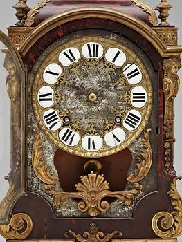 A Louis XIV circa 1700 bracket clock, signed "Gaudron A Paris" (several clockmakers in Paris circa 1700).