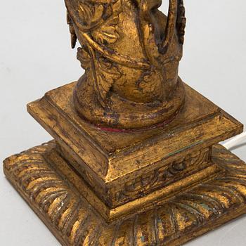 A pair of table lamps, late 20th century.