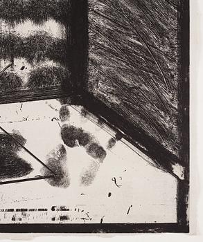 Howard Hodgkin, etching. Signed and numbered 96/100. Dated -79.