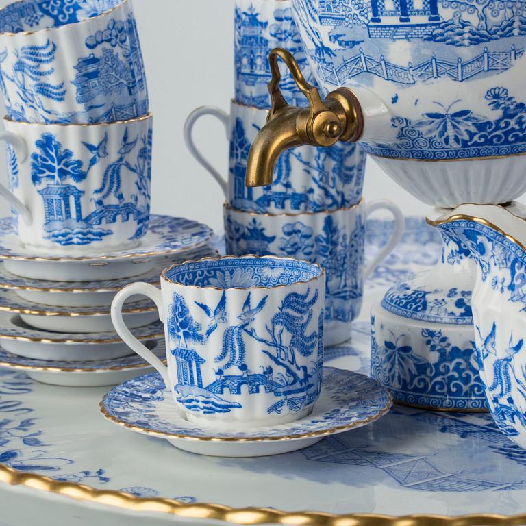 TESERVIS, 15 delar, Spode, Copelands, England.