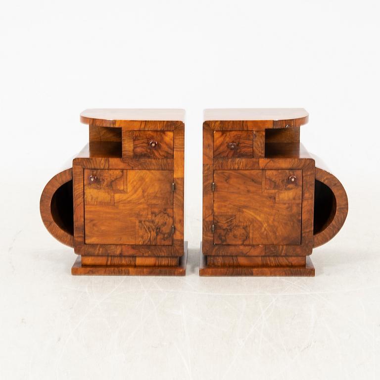 Sängbord ett par 1900-talets första hälft.