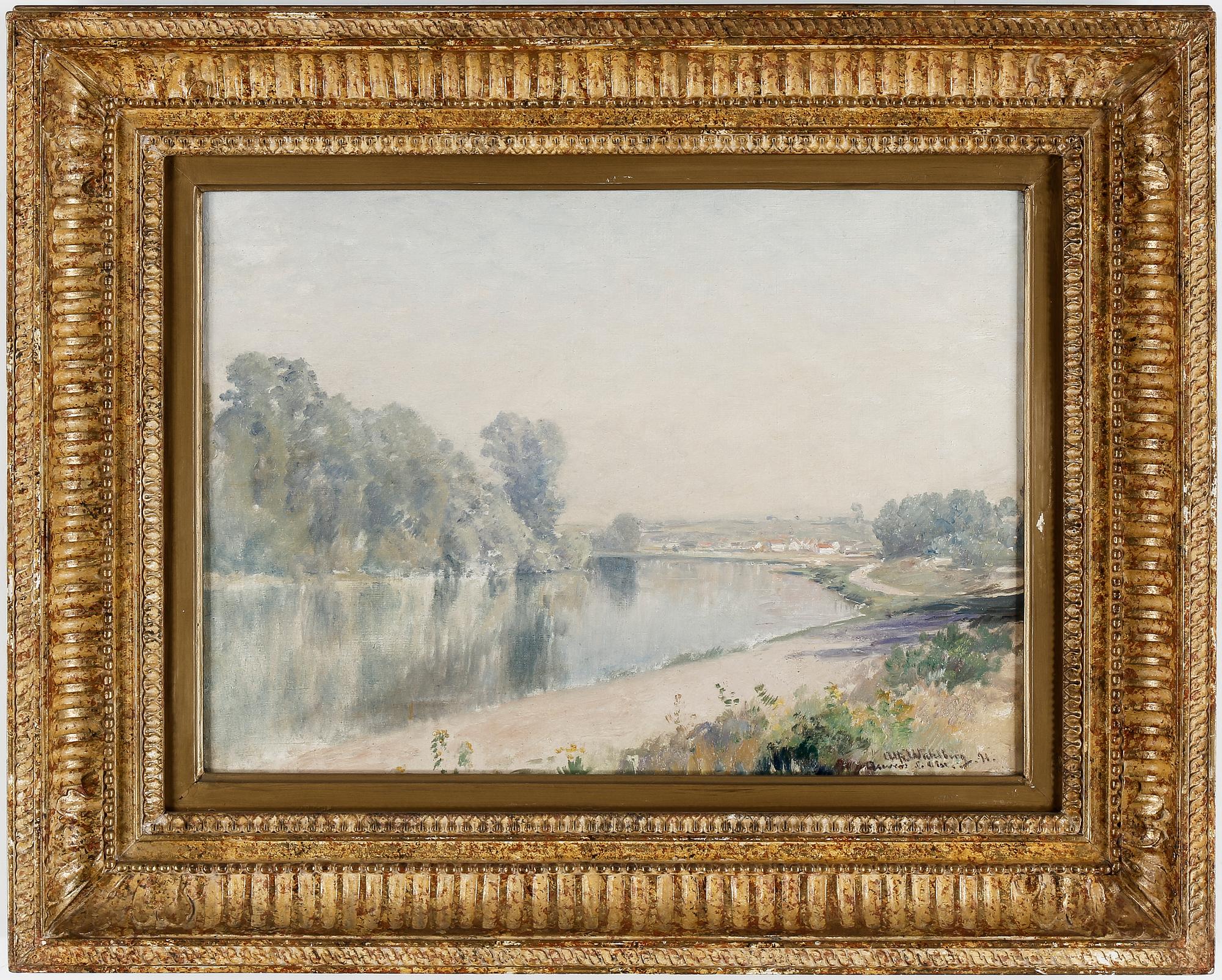 ALFRED WAHLBERG, olja på duk, signerad och daterad -91.