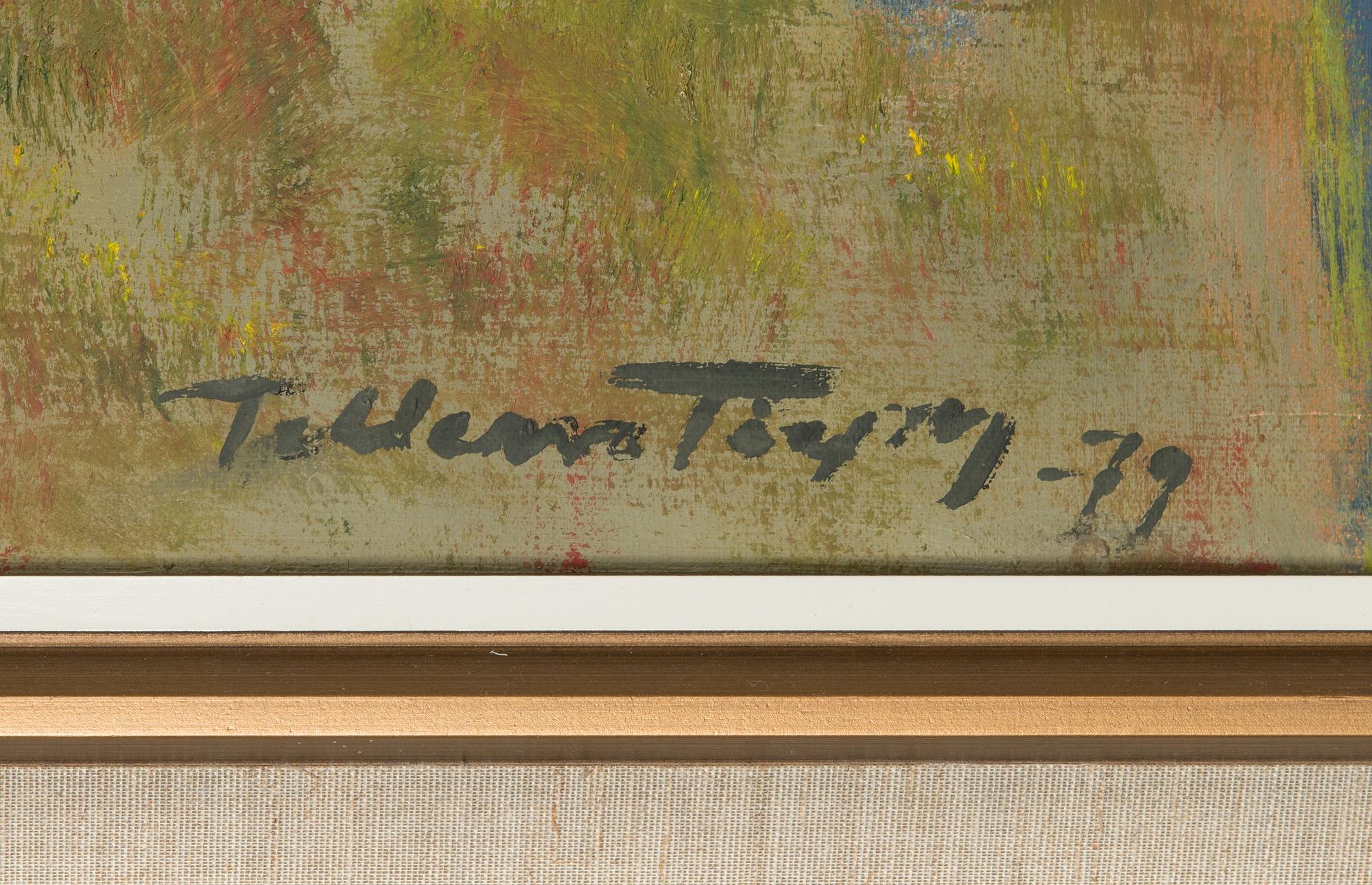 Tellervo Töyry, oil on canvas, signed and dated -79.