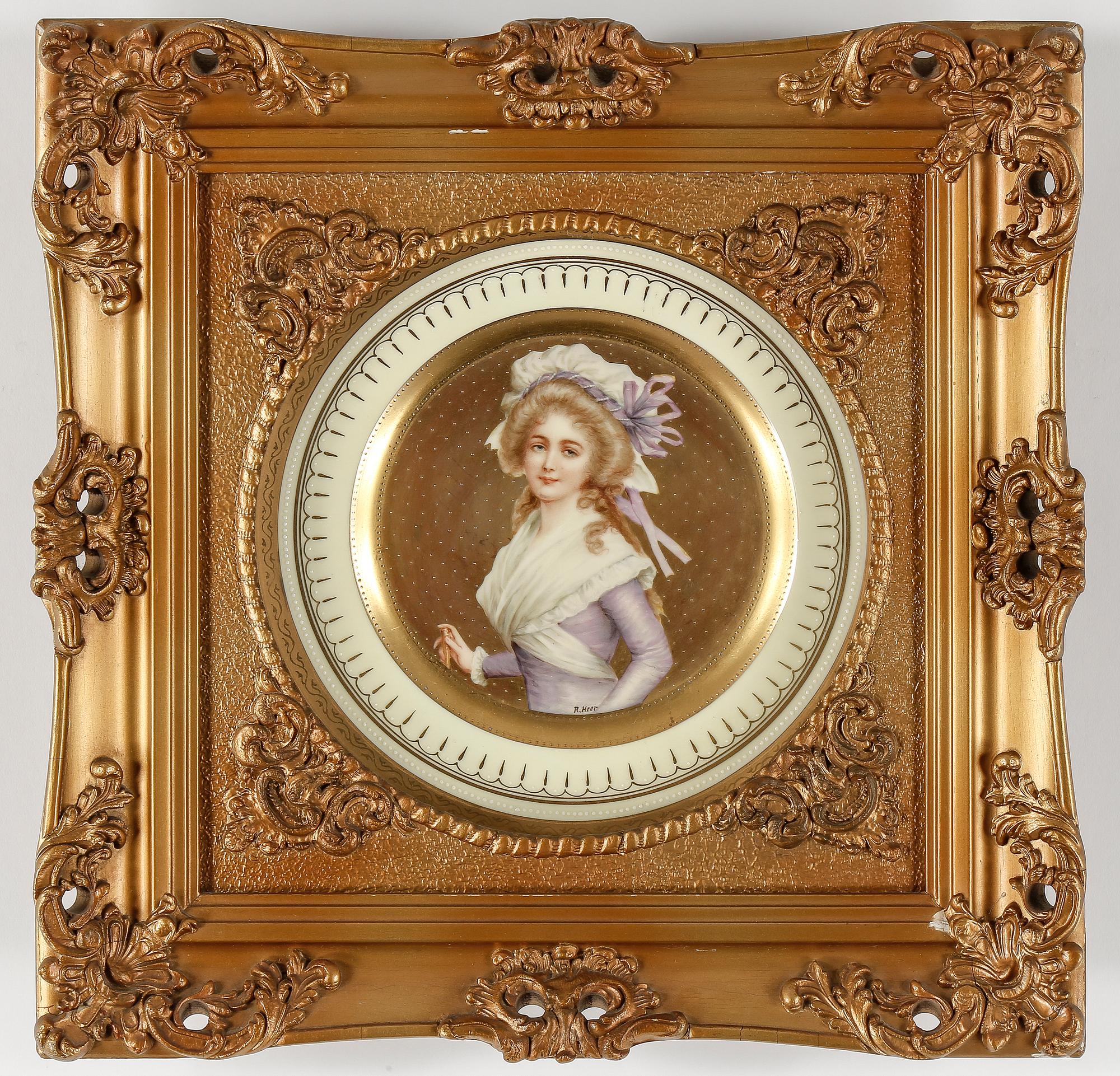 TALLRIKAR, 6 stycken, sannolikt Tyskland/Österrike, 1800-talets sista kvartal.