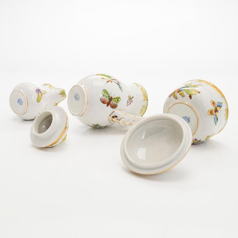 Herend, demitasse kaffeservis, 7 delar,  "Queen Victoria VBO", Ungern.