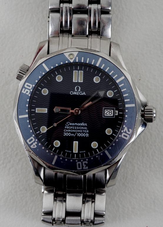 ARMBANDSUR, Omega seamaster, professional chronometer.