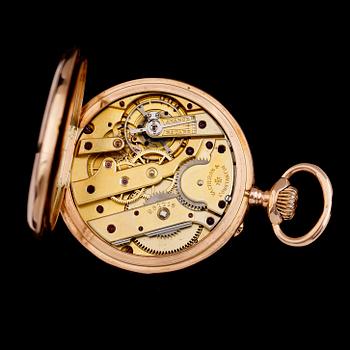 FICKUR, 14K guld, urverket märkt Vacheron & Constantin, 1900-talets första hälft.