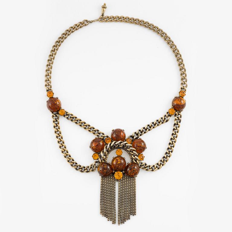 Elsa Schiaparelli, collier, vintage.
