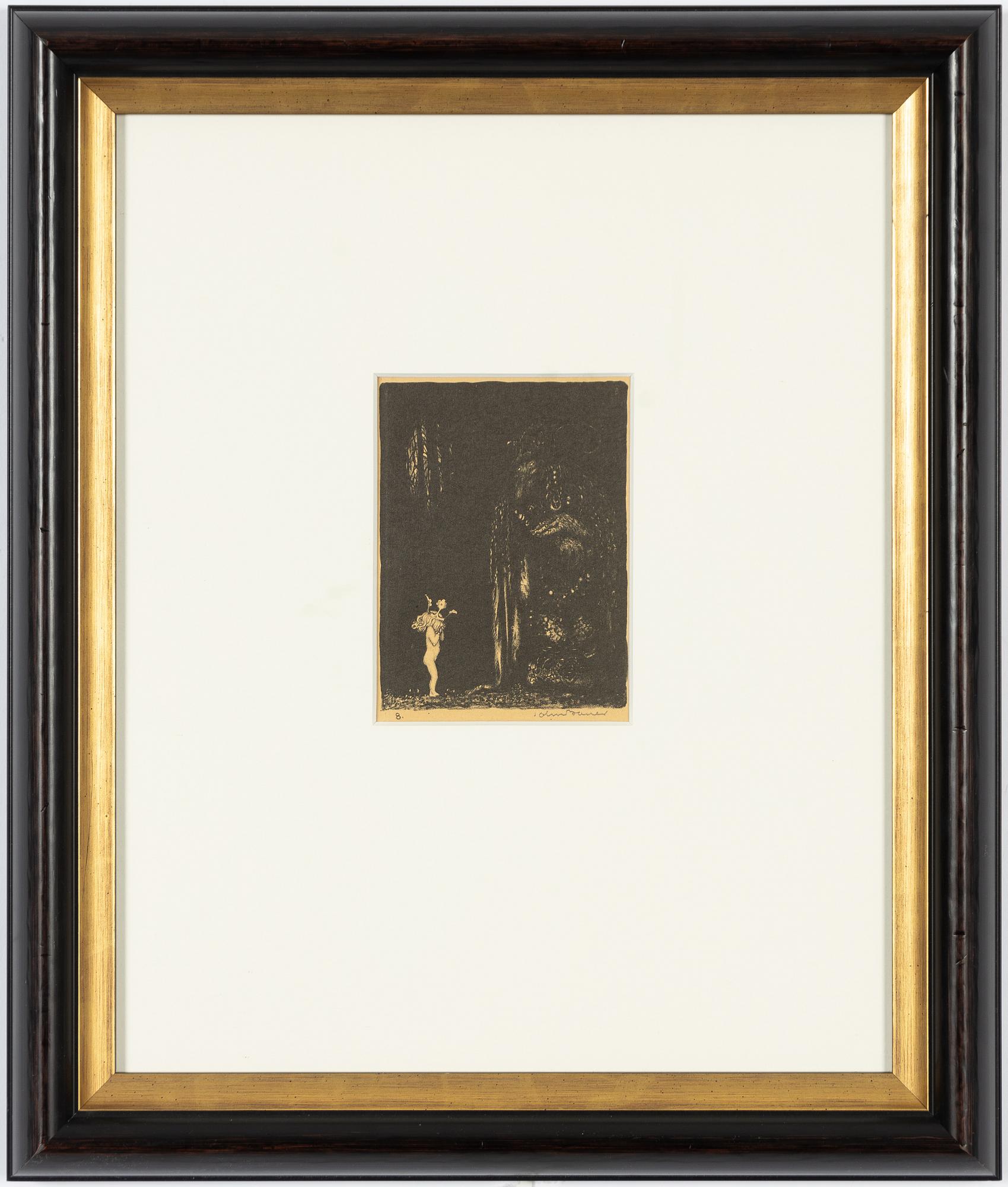 John Bauer, "En sådan eländig liten bleknos" from "Troll".