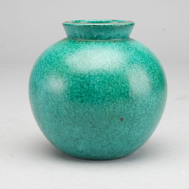 WILHELM KÅGE, stengods, vas, "Argenta", Gustavsberg.