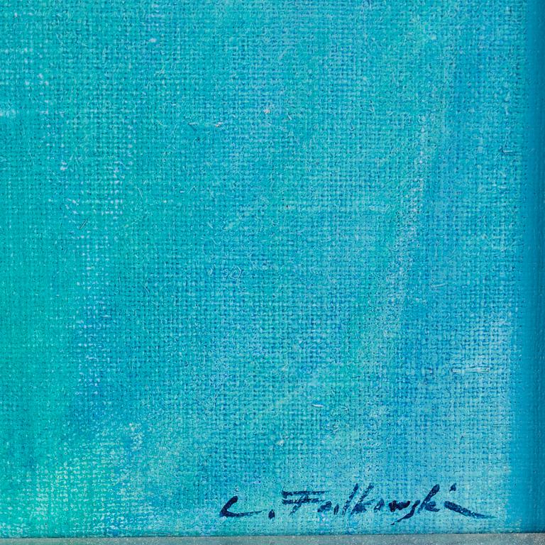 LEOPOLD FALKOWSKI, oil on canvas, signed.