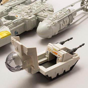 STAR WARS, A set of 10 vehicles Kenner and Palitor 1970's-/90's.