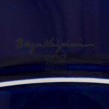 Birger Kaipiainen, a footed 'Florence´ ceramic dish, marked Birger Kaipiainen, Arabia Finland.