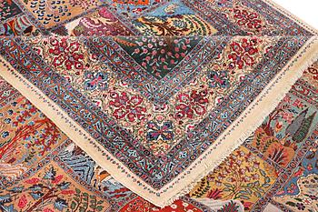 A Kashmar carpet, c. 387 x 297 cm.