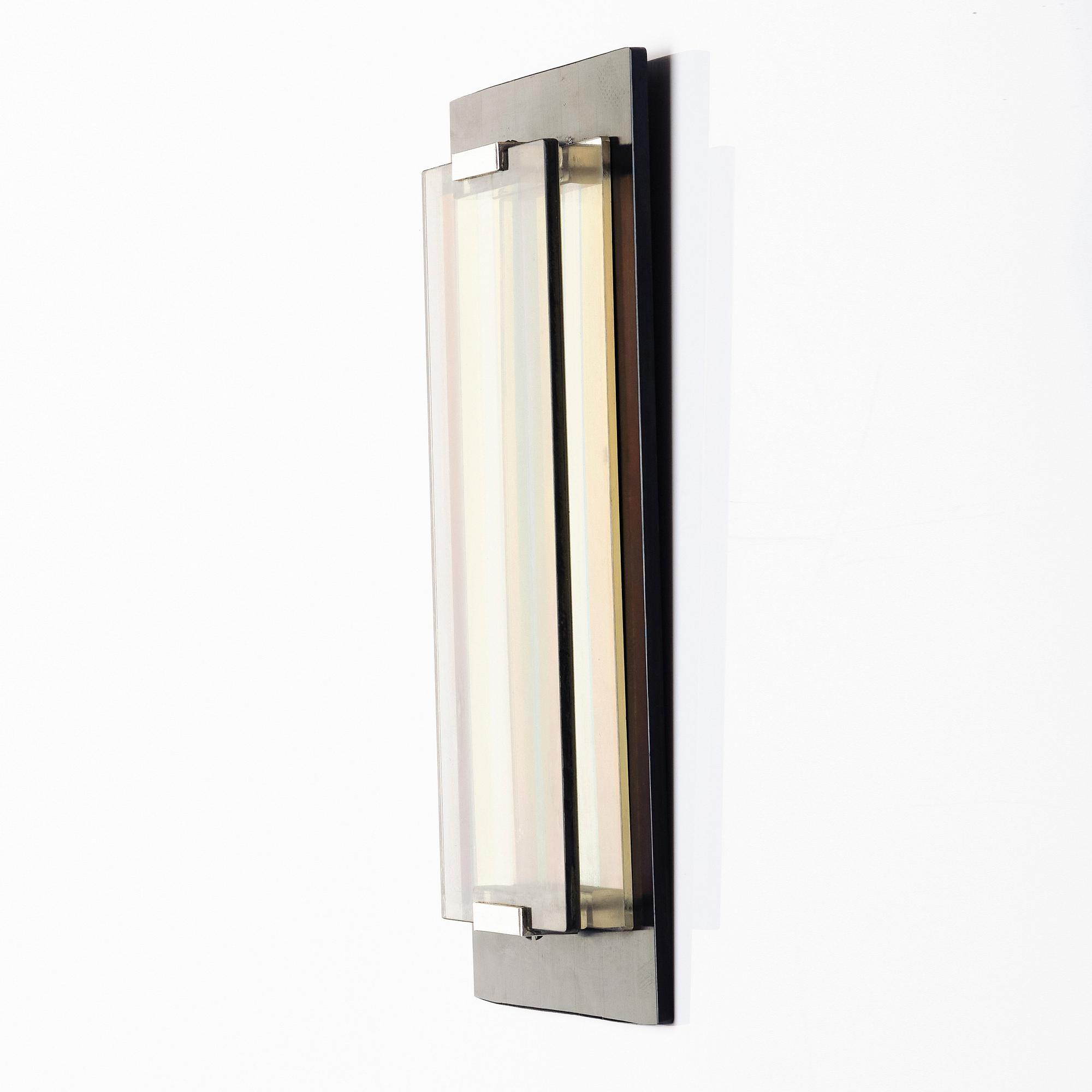 Eric H Olson, Optochromie, wall sculpture.
