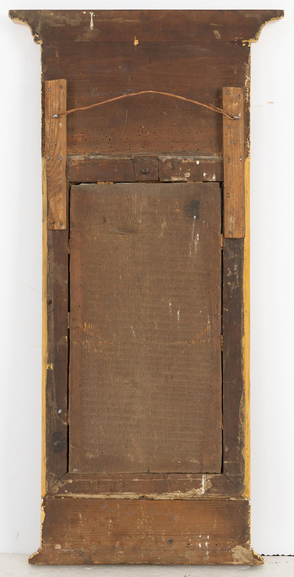 A mirror wall sconce, late Gustavian, early 19th Century.