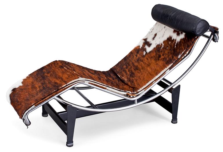 A Le Corbusier "LC 4" lounge chair, Cassina, Italy.