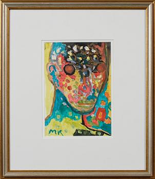 Mauritz Karström · MAURITZ KARSTRÖM, blandteknik, signerad.