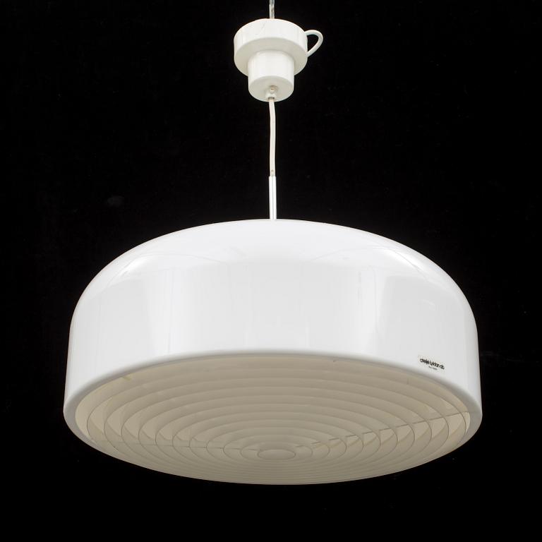 ANDERS PEHRSON, taklampor, 2 stycken, "Knubbling", Ateljé Lyktan, Åhus. 1900-talets andra hälft. Höjd 52-55 cm.