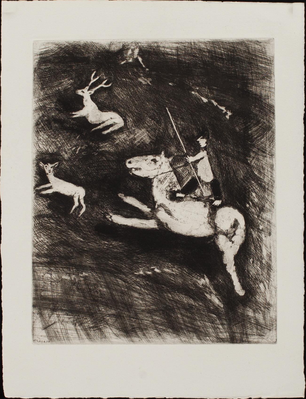 MARC CHAGALL, etsning, signerad i plåten.